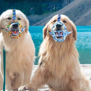 Dog Muzzle, Soft Basket Muzzle for Small Medium Large Dogs Golden Retriever Labr